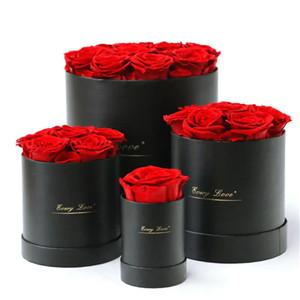 Valentine Wholesale Luxury Gift Preserved Flower Box Everlasting Stabilized Preserved Rose In Gift Box