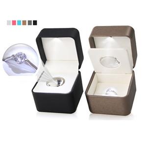 OEM Factory With Wedding Double Ring Jewelry Light Box Led