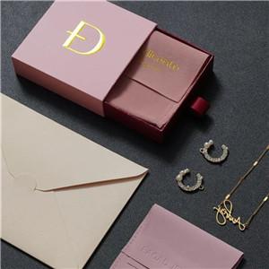 OEM Professional Custom Printed Cardboard Necklace Box With Own Logo LuxuryJewelry Packaging Box