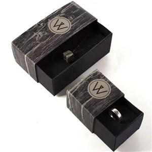 High quality custom luxury Earrings bracelets pendants brooches drawer paper box packaging jewelry