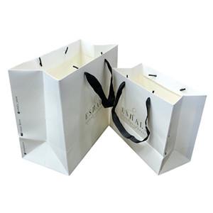 Design Packaging Luxury Texture Paper Scarves Clothing Gift Bags Uncover Branded Paper Packaging Box with Custom Branding