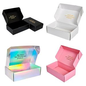 Custom Printed Ecommerce Mail Mailer Mailing Shipping Cosmetic Makeup Beauty Luxury Gift Pr Packaging Corrugated Kraft Paper Box