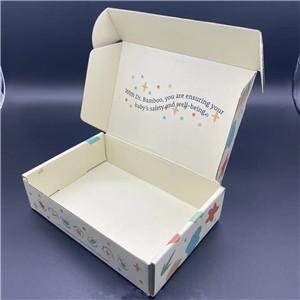 Custom Corrugated Carton T Shirt Clothing Mailer Box Paper For Apparel