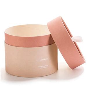 Wholesale luxury round cosmetic custom paper perfume packaging boxes , tube for cosmetics bottles