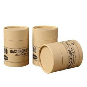 Eco friendly paper cylinder packaging box for tea,herbs,coffee packaging