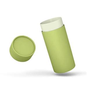 Biodegradable Lipbalm Cardboard Container Eco Friendly Lip Balm Paperboard Containers Push Up Paper Tubes