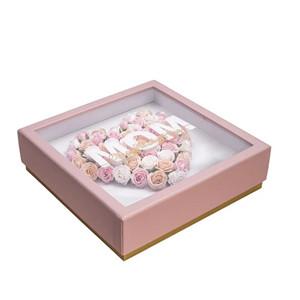 Wholesale Valentine's Day Roses Packaging Box Luxury Preserved Rose Box Roses Valentine's Day Flower Box