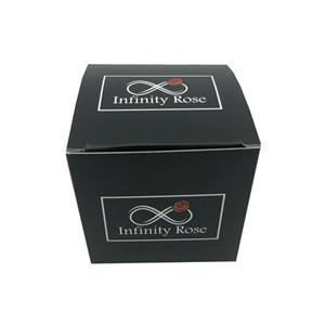 Factory Direct High-Quality Black Large Matte Candle Jars with Black Lids and Boxes