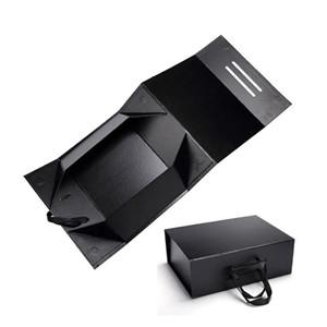 Custom Large Luxury Handbag Gift Packaging Boxes Book Shape Hand Bag Packaging Box with Custom Logo for Handbags Purses