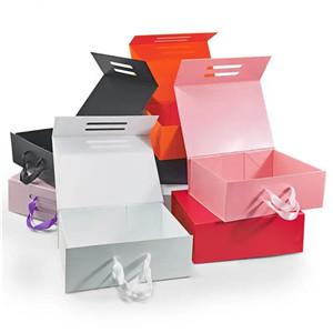 custom luxury apparel wedding dress paper packaging magnetic gift box with ribbon