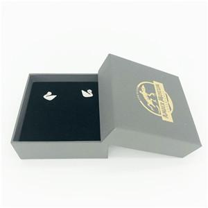 Wholesale Lid And Base Paper Small Box Packaging Custom White Jewelry Box With Logo