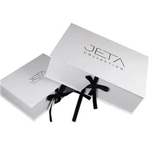 Gift Box with Ribbon Custom Logo Luxury Clothes Shoes Magnetic Packaging Box Baby Clothes