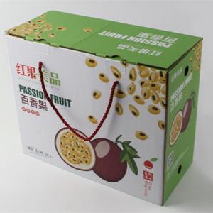 Custom Recycle Corrugated Carton Fruit Banana Passion Fruit Packaging Box