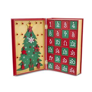 Custom Christmas 25 Days Empty Packaging Keepsake Baby Toy Advent Calendar for Kids