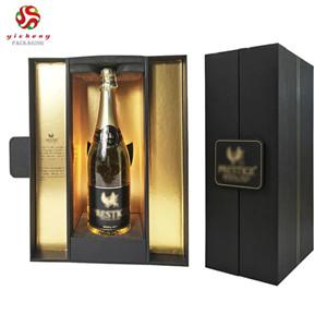 Champagne bottle packaging boxes wholesale luxury design display box for bottles