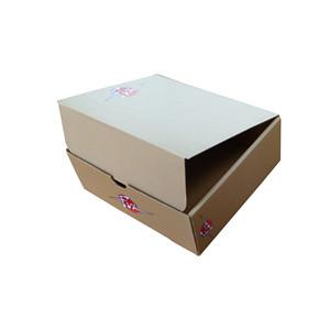 Wholesale brown natural kraft material cardboard paper magnetic hamper packaging gift box